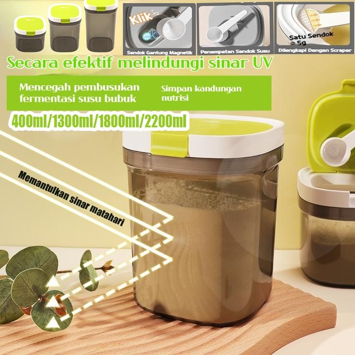 COD Kotak Susu Bubuk Bayi Container / Toples Susu Bubuk Bayi / Toples Kotak Penyimpanan Makanan /