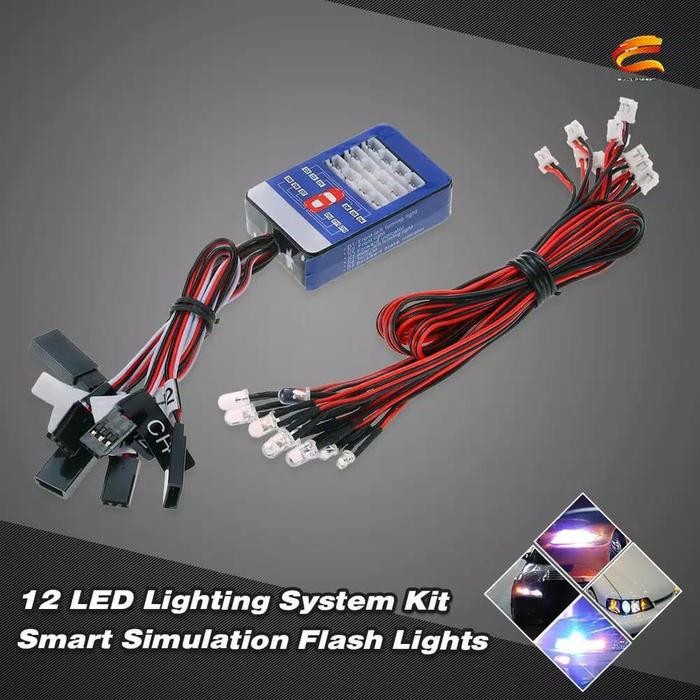 Terlaris Modul LED Realistic Mobil Remote Control RC Crawler RC Drift WPL MN SALE