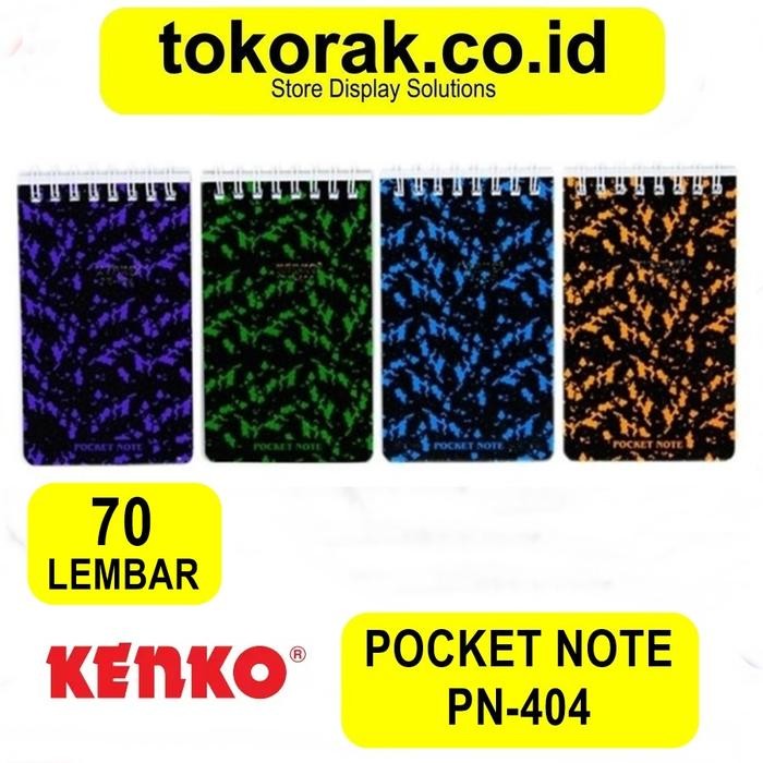 

KENKO POCKET NOTE PN 404 BUKU NOTE RING NOTES SPIRAL BOOK MEMO KECIL