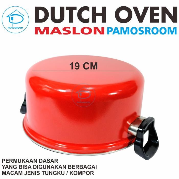 Maspion Panci Dutch Oven Maslon 22Cm Panci Tebal