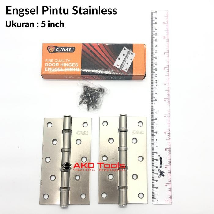 Engsel Pintu Tebal Stainless CAMEL 5" Inch Engsel Jendela ASLI
