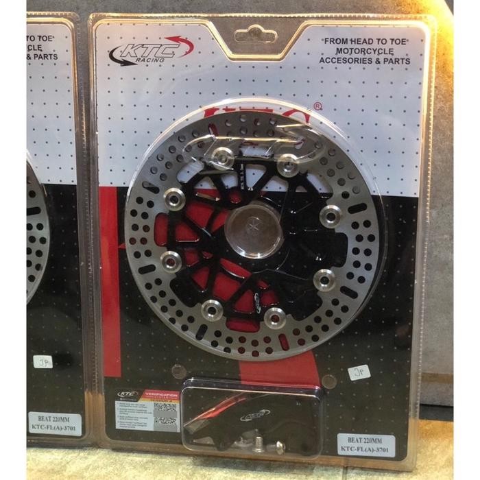 DISC KTC 220MM BEAT NEW MODEL PIRINGAN CAKRAM HONDA BEAT VARIO 125 220MM