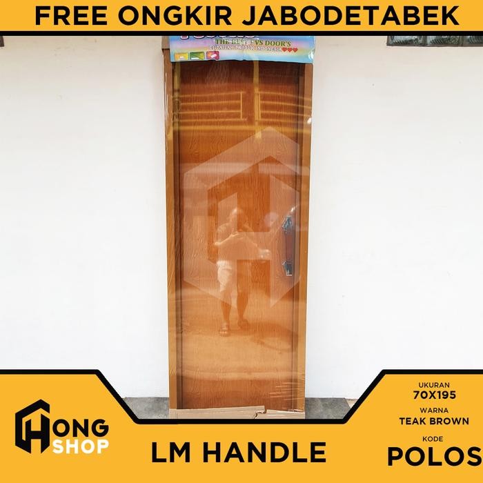 Pintu Kamar Mandi PVC TEBAL POLOS - LM HANDLE
