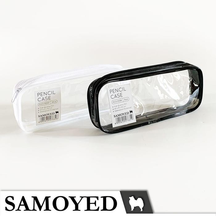 

New Tempat / Kotak Pensil / Alat Tulis / Kosmetik / Dompet PVC Transparan / Transparent Stationery /