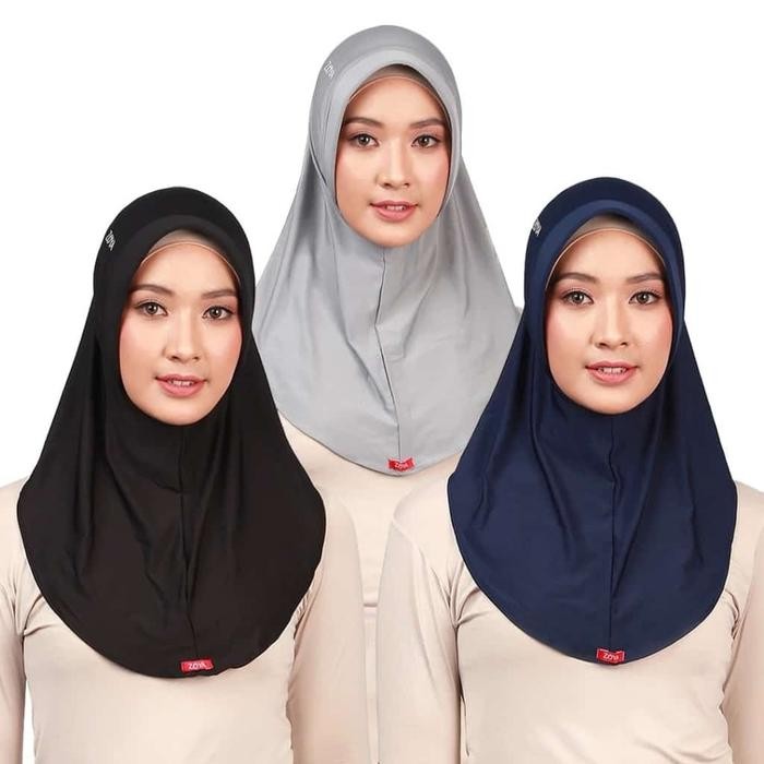 Zoya Bergo Sora Kerudung Instan Hijab Jilbab Bergo Sporty
