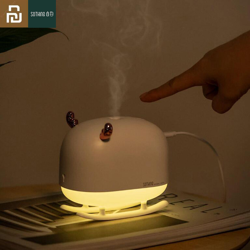 Youpin SOTHING DSHJ-H-009 260ML Deer Humidifier Light USB Home Air Humidifier Air Purifier Atmospher