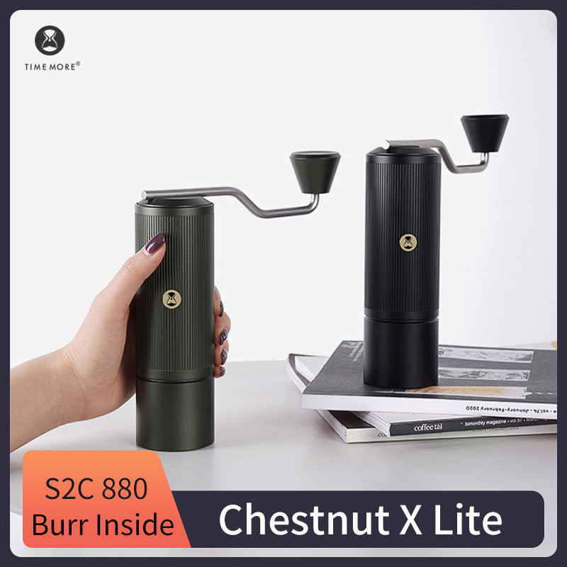 Timemore X LITE New Manual Coffee Grinder S2C Burr Inside High Quality Handle Design Portable Hand G