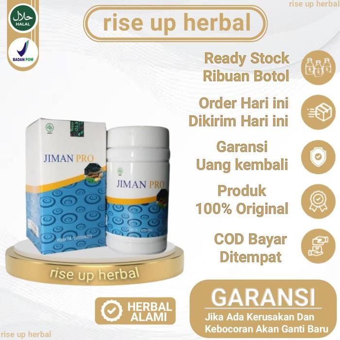JIMAN PRO ASLI OBAT MENGOBATI BERBAGAI PENYAKIT KAPSUL HERBAL