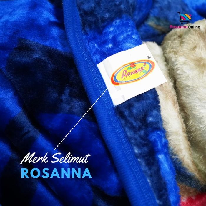 Rosanna - Selimut Tebal Bulu Halus Jumbo Super Soft 200x240 Motif