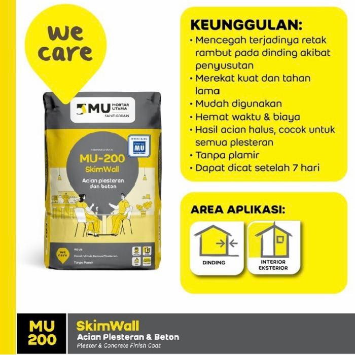 MORTAR UTAMA MU 200 40kg / SEMEN ACIAN