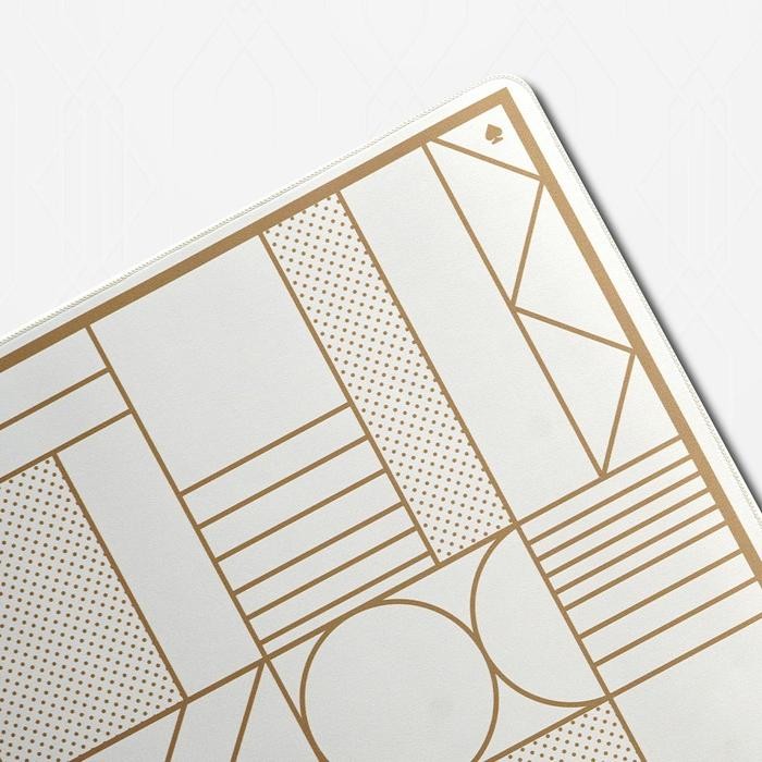 Noir Golden Symmetry Deskmat