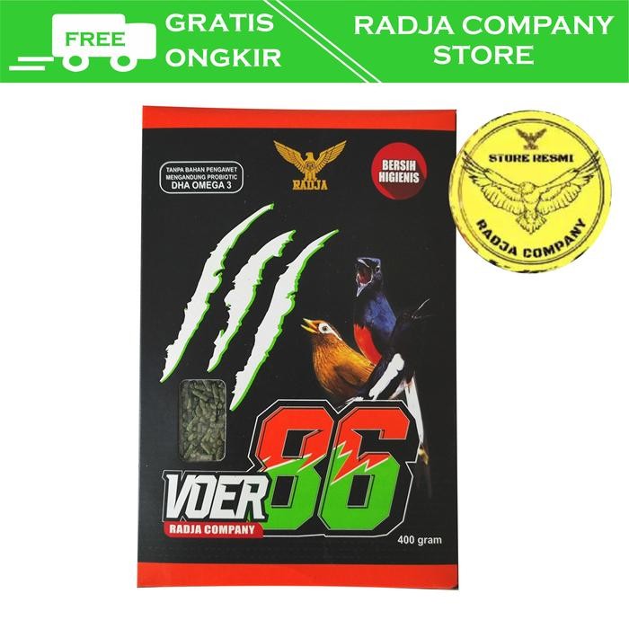 ces0- Voer 86 Hijau Rumput Laut Produk Radja Pakan Burung Berkualitas