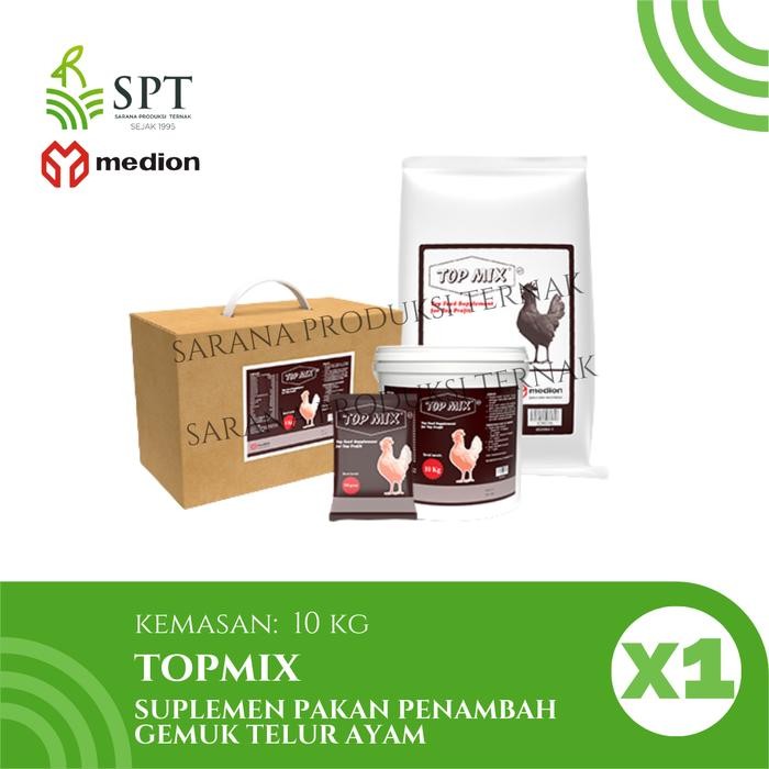 cdo4- Medion Topmix 10 Kg Top Mix Campuran Penambah Gemuk Ayam Telur Medion