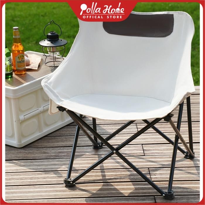 Ollahom Kursi Lipat Mancing Dengan Senderan Kursi Pantai Portable