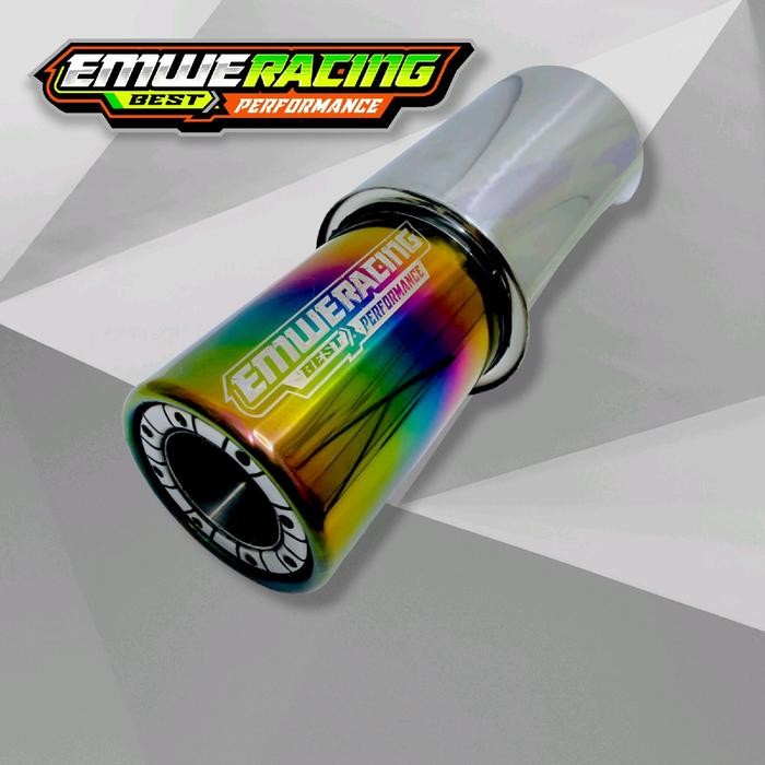 KNALPOT Mobil EMWE RACING GRONEL SEDET BOR PELANGI FULL STENLIS Ngebas Adem Bulet Empuk Gahar Bass