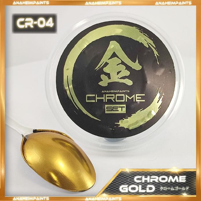 HANDBRUSH CHROME SET GOLD / Cat emas/ Gunpla / Modelkit / Repaint GOLD