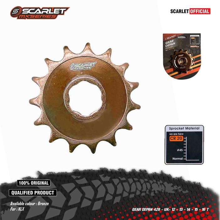 Daytona - Gear Gir Depan Bronze Series 428 Motorcycle Klx 150 Dtracker