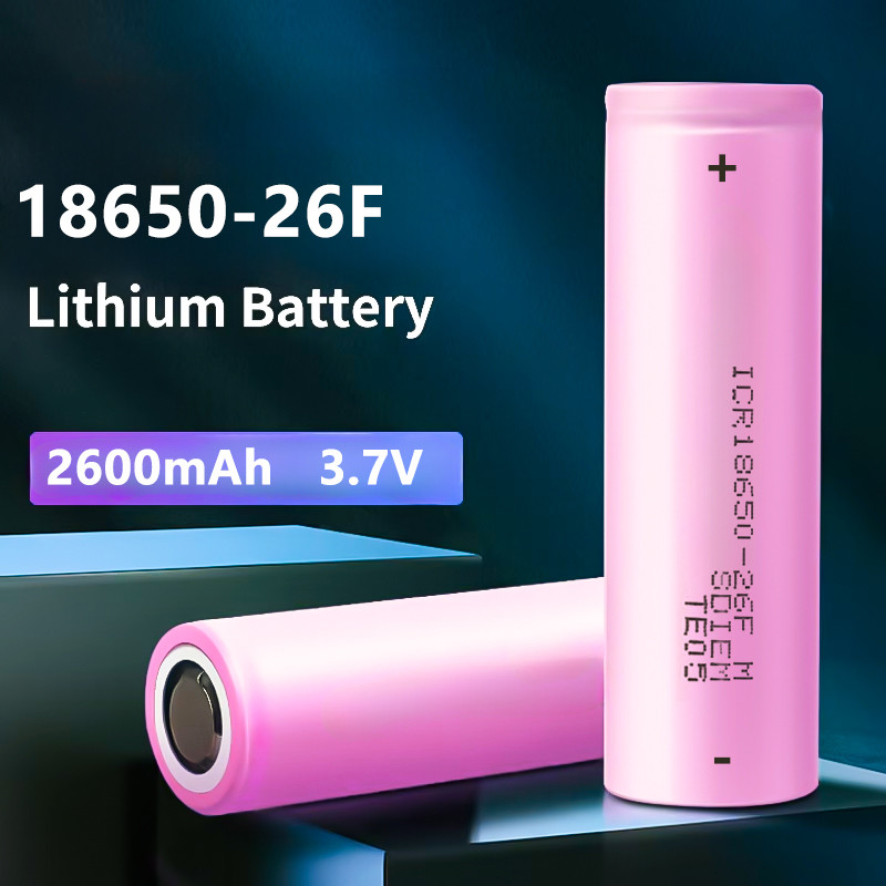 New18650 Battery 2600mAh 3.7V 18650 Lithium-ion Battery 3.7V ICR18650-26F Flashlight Rechargeable