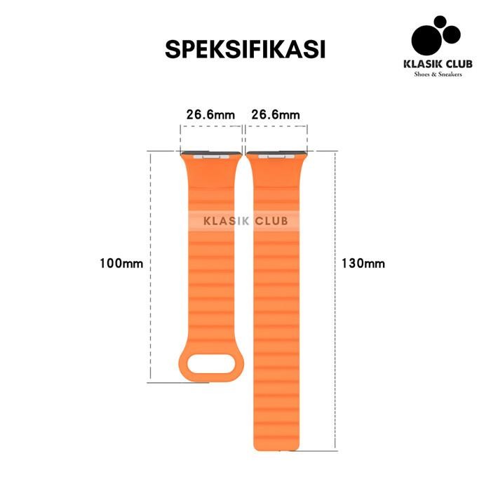 Strap Xiaomi Smart Band 9 Pro / Mi Band 9 Pro Magnetic Loop / Tali Pengganti Xiaomi Mi Band 8 Pro