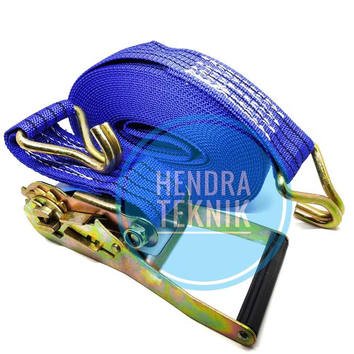 Per Buah Rachet Tie Down 5Cm 6 8 10 12 15 M Tali Krek Cargo Lashing 2" Inch Inci Dim 6M 8M 10M 12M