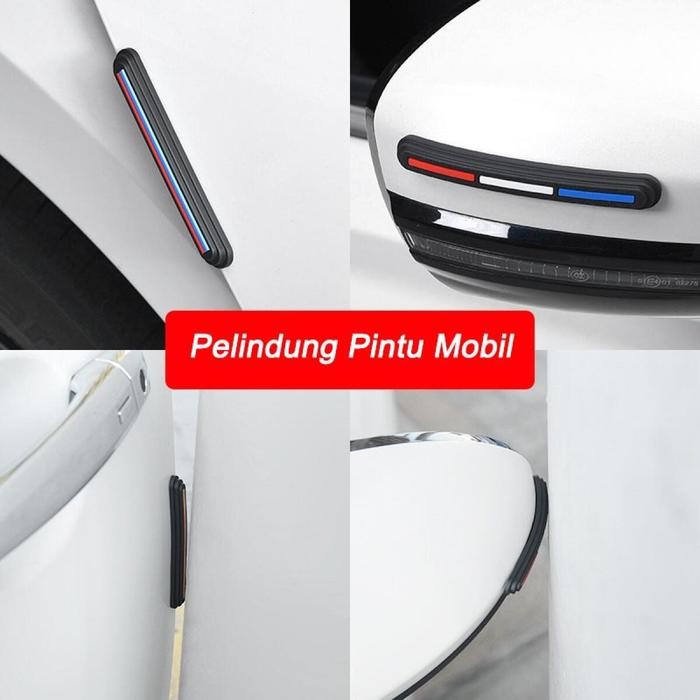[OTTO] Paket 4 Strip Anti-Bumper Pintu/Pelindung Pintu/Pelindung Pintu/Pelindung Gagang Pintu Karet