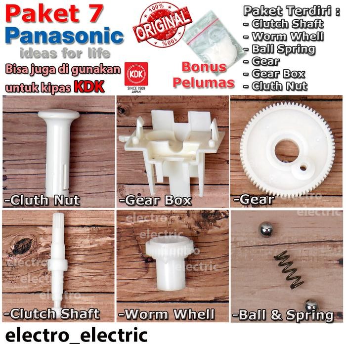 New Kipas Angin Panasonic Paket Sparepart Perbaikan Pemutar Gearbox