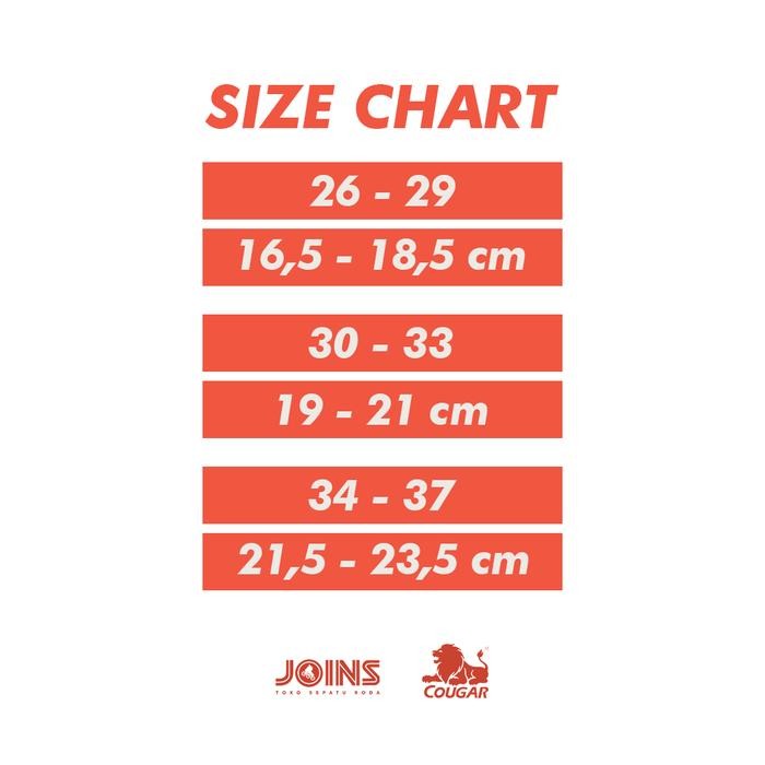 Sepatu Roda Anak Inline Skate Cougar MZS887PS QS Set BLUE