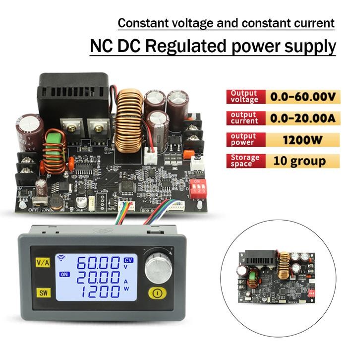Stepdown Stablepower Supply Dc Buck Converter 60V 20A 1200W Xy6020L
