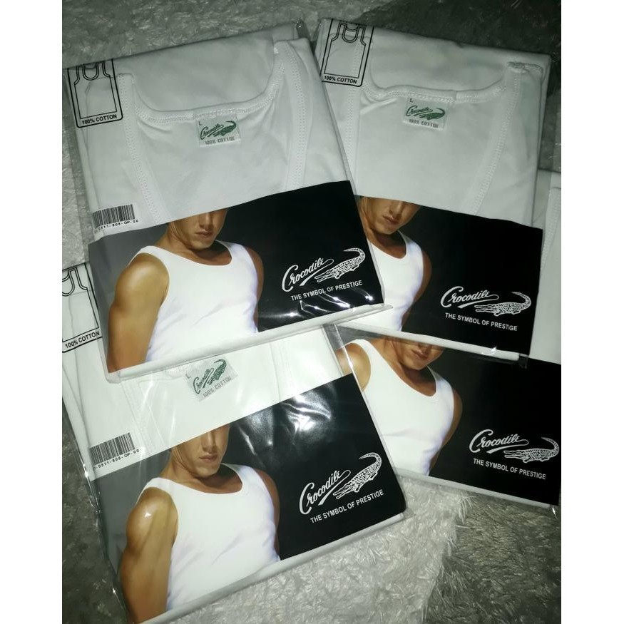 Singlet Pria Singlet Kaos Kutang Baju Dalam Pria Laki Cowok Crocodile Size S M L Xl Terlaris