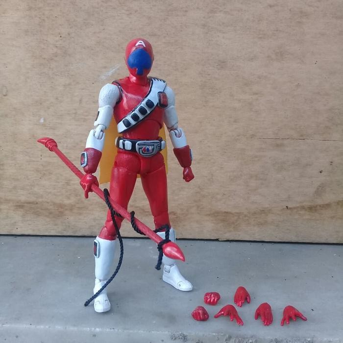 h4d2- Action Figure Custom Shf Spade Ace Power Ranger Super Sentai Jakq