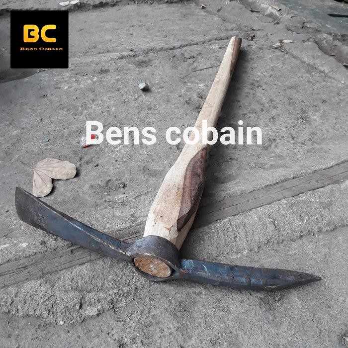 Blencong Baja Asli Ganco Cangkul Tanah Blencong Kecil Dan Gagang