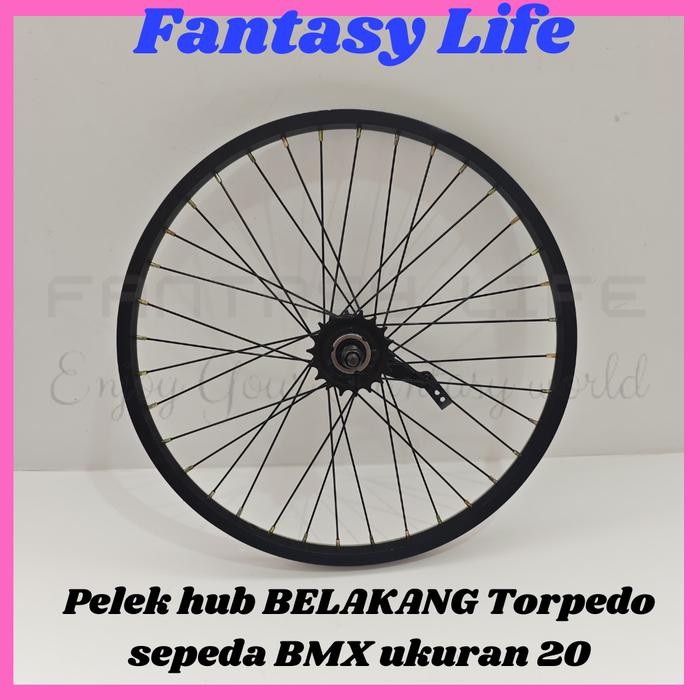 Fantasy Pelek Belakang Saja Torpedo Rem Kaki Rims Alloy Hub Pacific Sepeda Bmx Ukuran 20 Murni