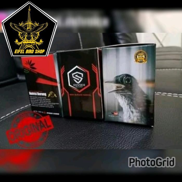 PetShoPq- Oxivoice Energy Serbuk Penggacor Burung Mengobati Serak