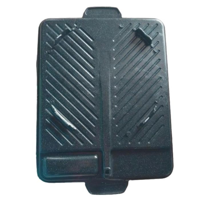 Homindo Grill Pan Bbq Wajan Pemanggang / Alat Bakar Bakaran / Wajan Anti Lengket Teflon Marble