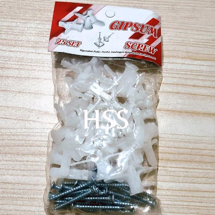 New New Fisher Gipsum+Sekrup , Fisher Gypsum+Screw , Fisher Kupu-Kupu , Viser Gipsum+Sekrup , Nylon