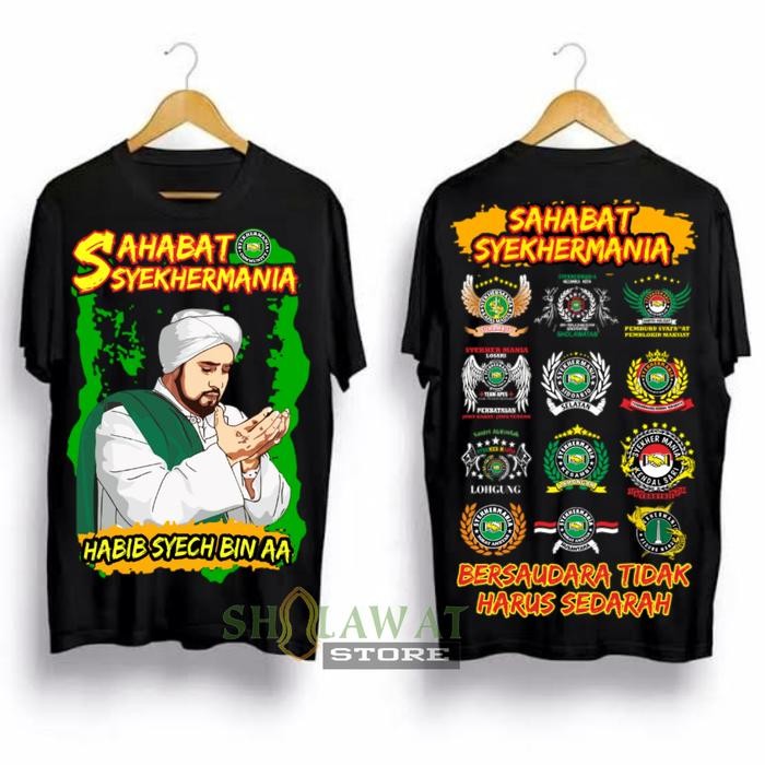 Kaos Syekhermania - Kaos Sahabat Syekhermania Habib Syekh new