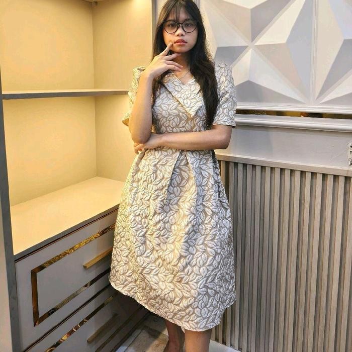 New Produk Terbaru 2025 Viloza Dress Wanita Dress Natal Tangan Pendek Gaun Pesta Dress Casual Dress