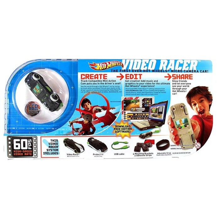 Hot Wheels Video Racer Micro Camera Car Action Cam go kamera RARE