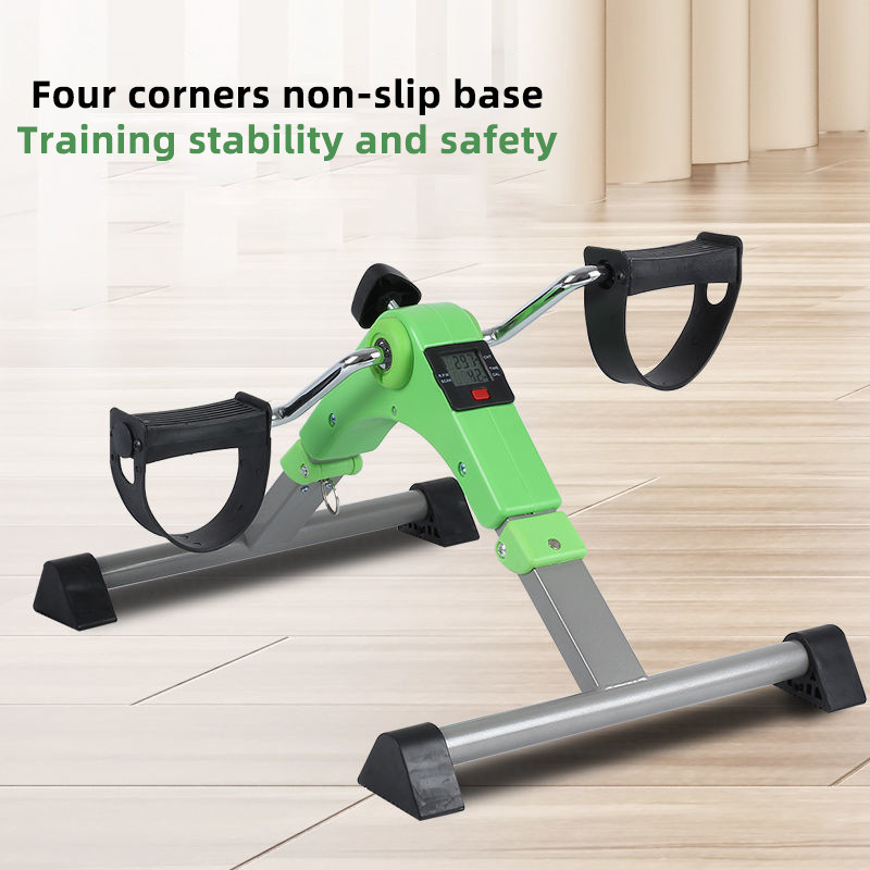 Pedals Exercise Bike Portable Mini Exercise Bike Bodybuilding Machine Elderly Rehabilitation Leg Arm
