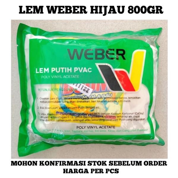 BisaDiantar- Lem Putih Weber Hijau , Lem Pvac / Lem Weber
