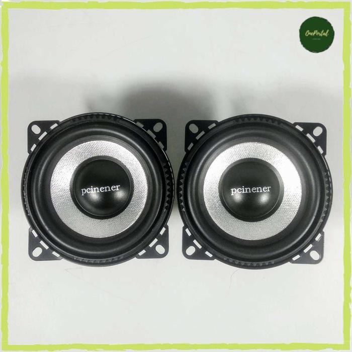 Speaker Subwoofer Pintu Tweeter Mobil 4 Inch HiFi 120W Crossover Bass