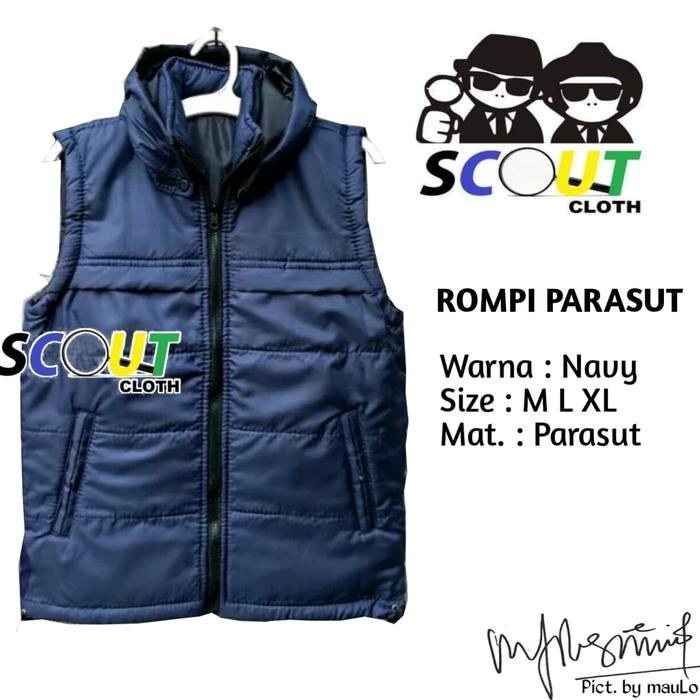 ROMPI PARASUT JAKET PARASUT JAKET MOTOR ROMPI MOTOR JAKET GOJEK VEST