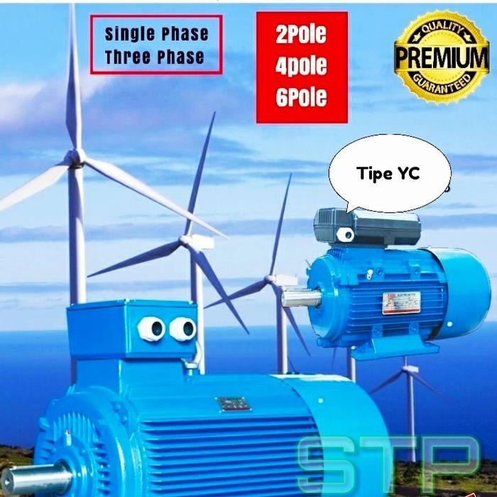 ELEKTRO MOTOR ATAU DINAMO LISTRIK 5,5HP 4POLE 3PHASE ADK