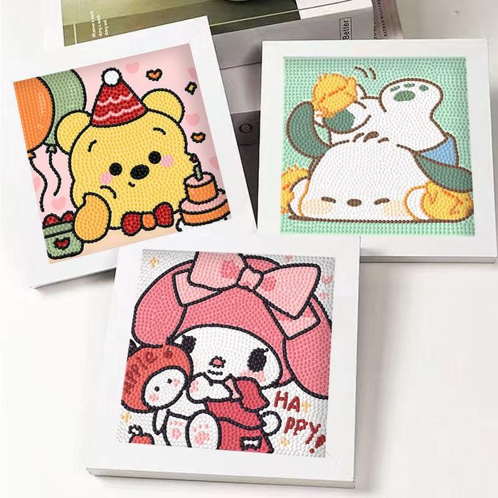 ProsesCPT- Kerajinan Diamond Painting Dilengkapi Dengan Bingkai