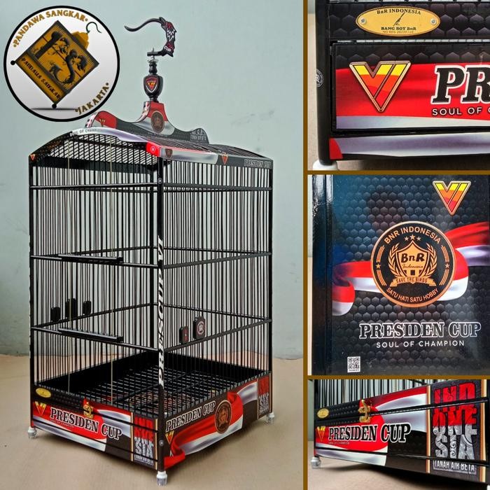 SIAPKIRIM SANGKAR/KANDANG KOTAK BNR DECAL PRESIDEN CUP VI READY STOCK