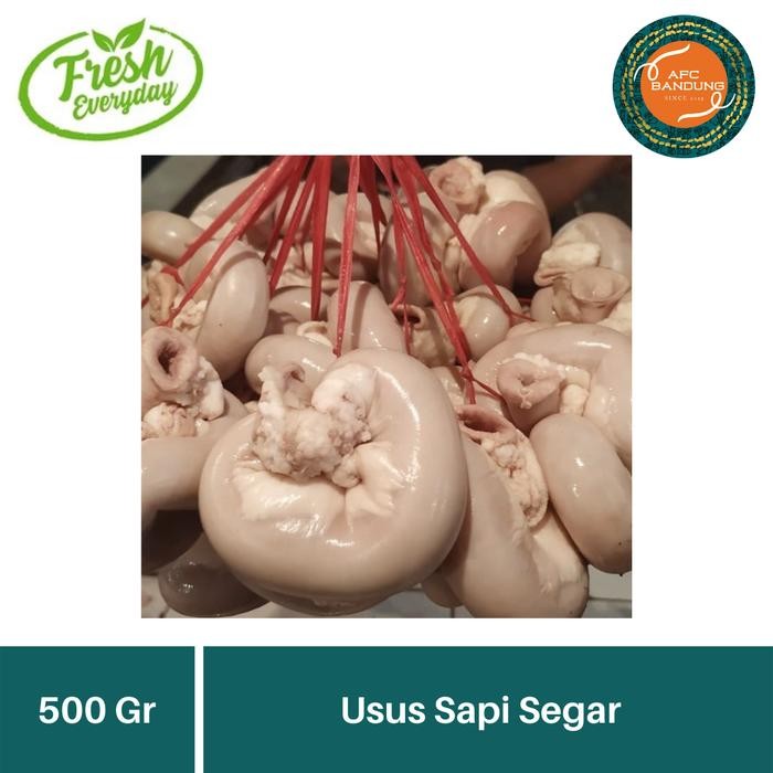 Eat77- Usus Sapi Segar Tamusu Sudah Direbus 1Kg / 500Gr 100% Halal