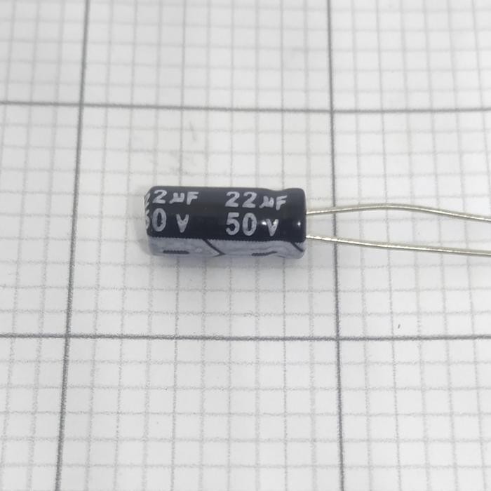 Elco 22uf 50v / Kapasitor Elco 22uf 50v / Elco 22 - 50V Hyncdz elco22-50v elco 22uf-50v elco 22-50v