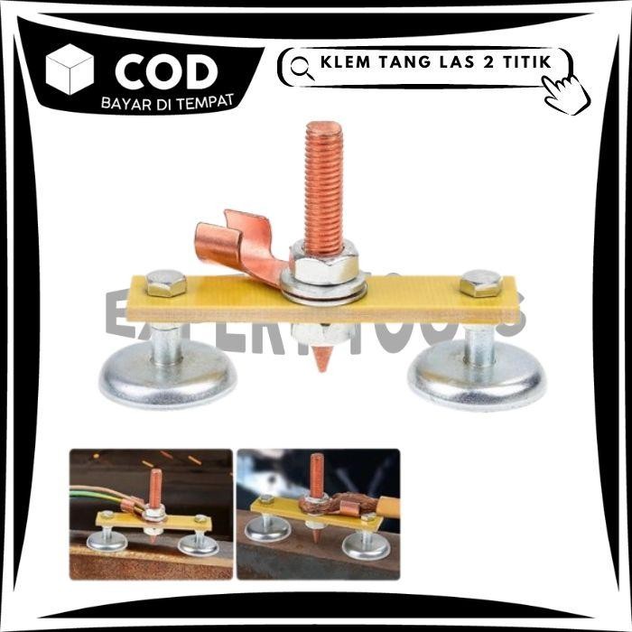 Klem Las Magnet Alat Las Steker Magnetik Kepala Las tang travo las untuk Kabel Massa Klem Tang Massa