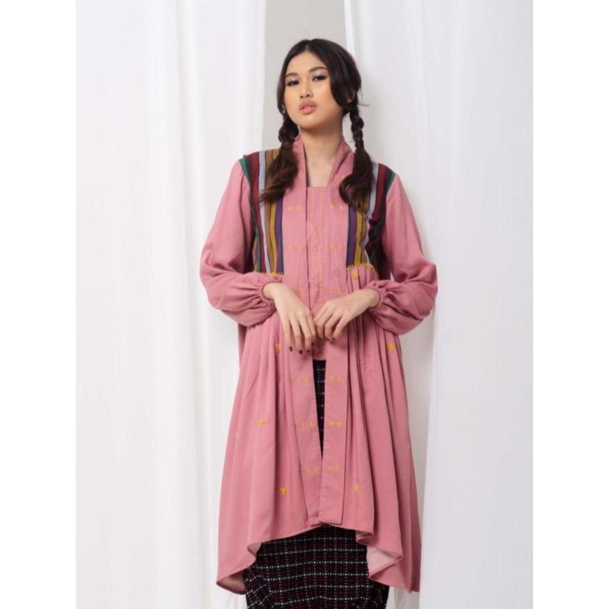 Lembayung Kebaya Atasan Wanita Rose Pink - S