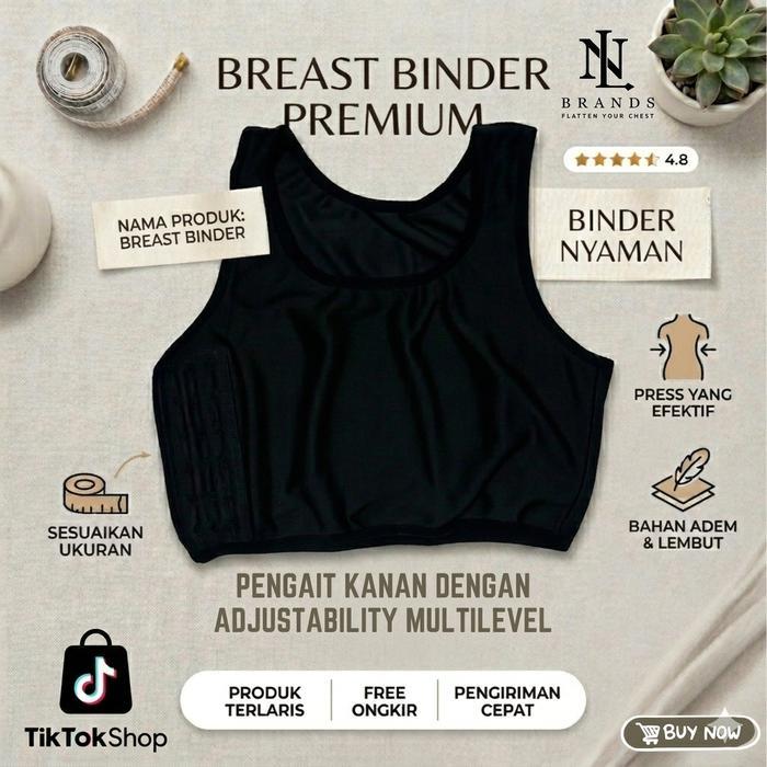 Breast Binder Nlbrands 2 Layer / Perata Dada / Sport Bra Binder